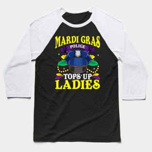 Mardi Gras Police Baseball T-Shirt